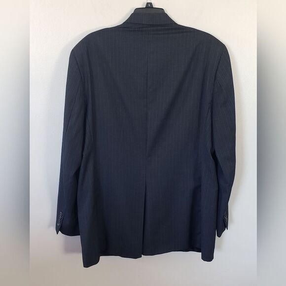 Lauren Ralph Lauren Men's Charcoal Gray and Blue Wool & Cashmere Blend S… - Picture 2 of 13